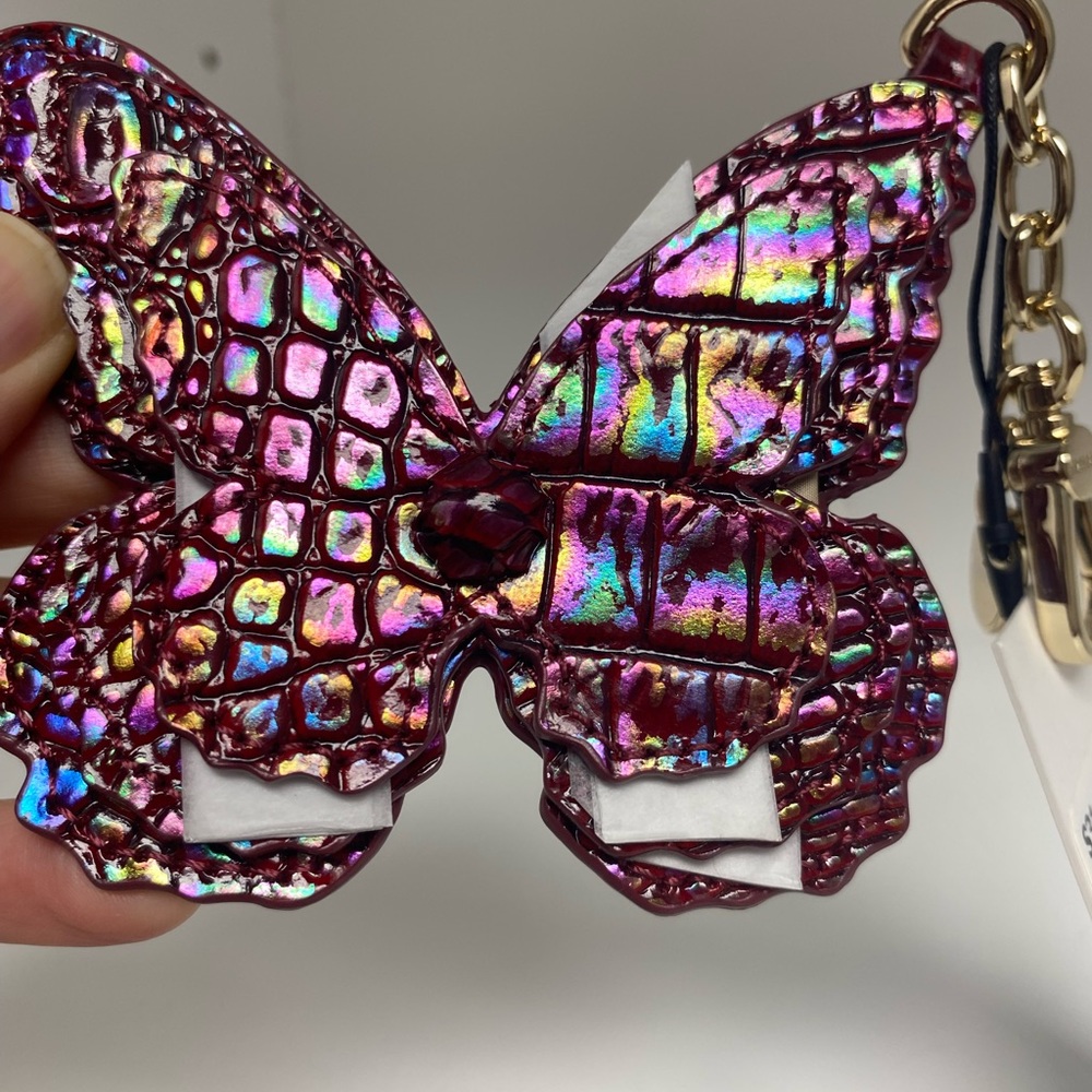 Brahmin Sangria Butterfly charm NWT